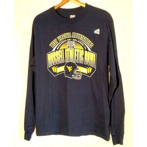 WVU Mountaineers Football Russell Athletic Bowl 2016 Shirt M West Virginia NWOT